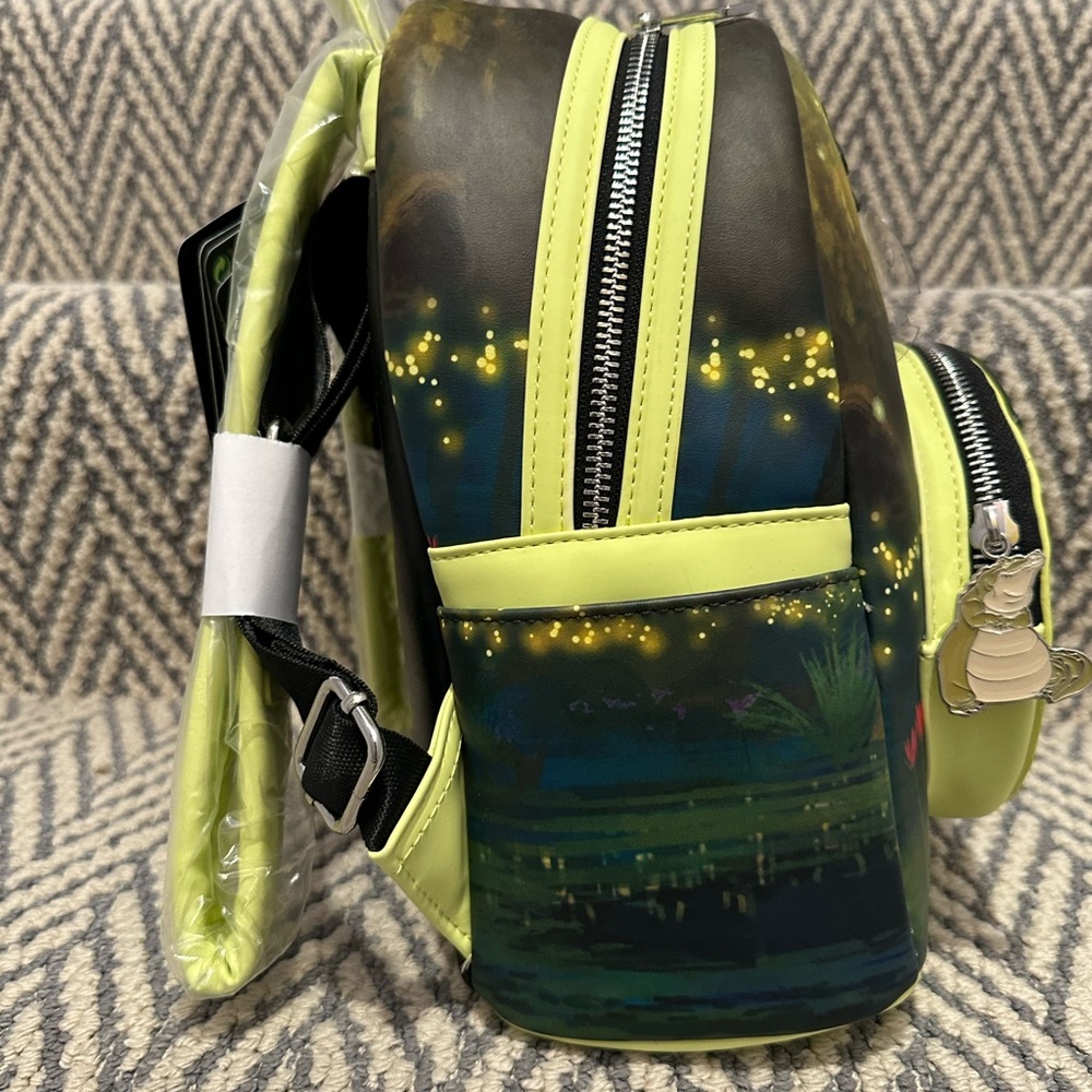 Loungefly Disney Princess and the Frog Ray Glow mini backpack - Picture 2 of 9
